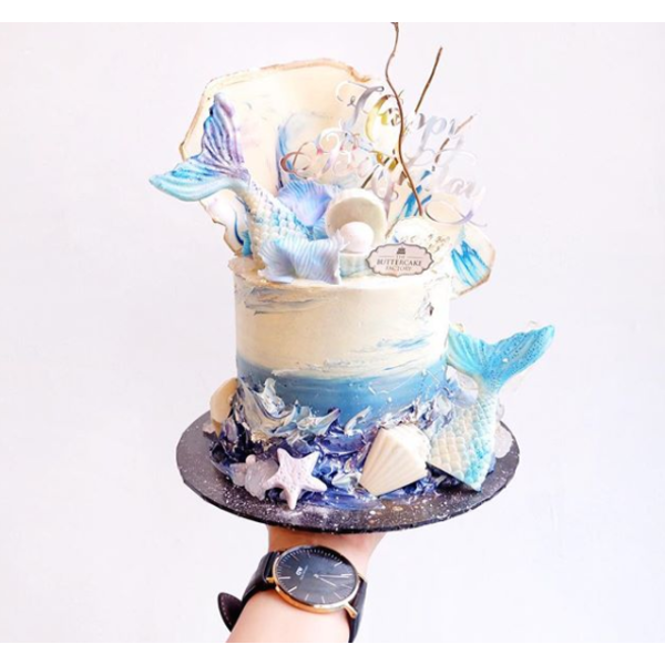 Blue Mermaid Cake